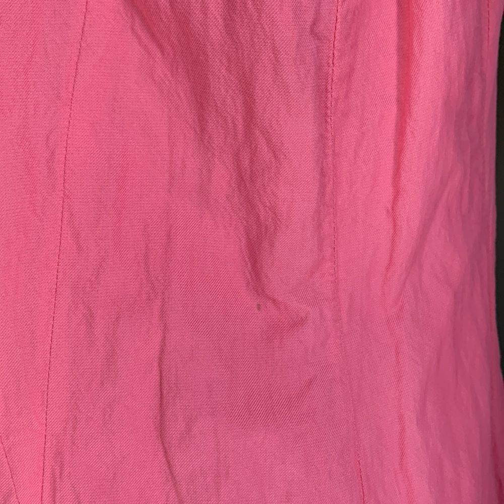 Lafayette 148 sleeveless crepe dress in Bubblegum pink sz 12 - Picture 9 of 16